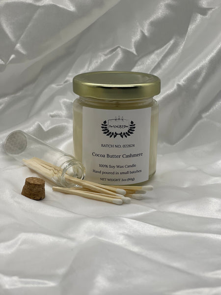 Cachemira con manteca de cacao