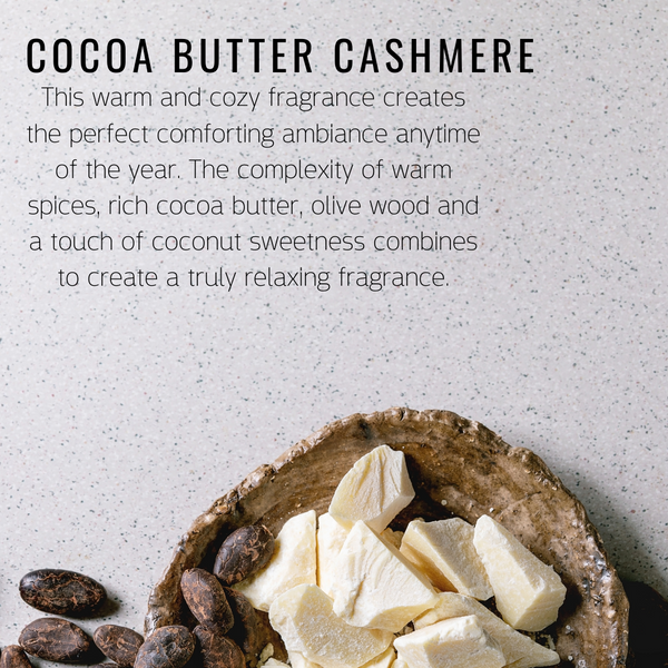 Cachemira con manteca de cacao