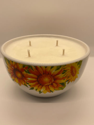 Sunflower Candle Bowl